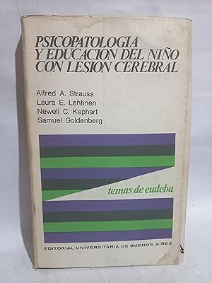 Imagen del vendedor de Psicopatologia y Educacin del Nio con Lesion Cerebral a la venta por Libros de Ultramar Alicante