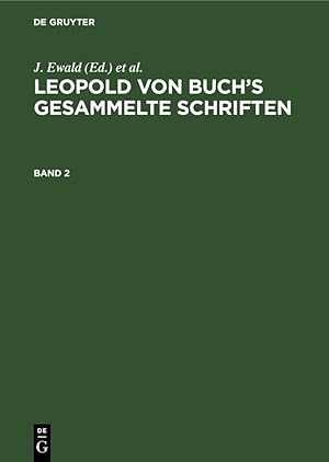 Seller image for Leopold von Buch\ s Gesammelte Schriften. Band 2 for sale by moluna