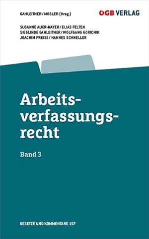 Seller image for Arbeitsverfassungsrecht Bd 3 for sale by moluna