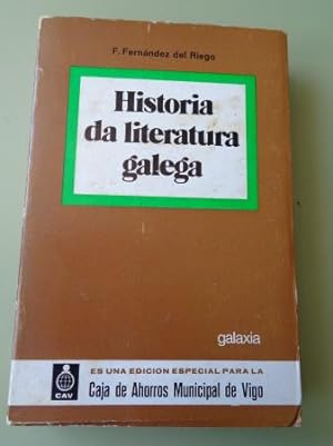 Bild des Verkufers fr Historia da literatura galega zum Verkauf von GALLAECIA LIBROS