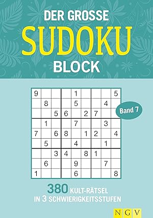 Bild des Verkufers fr Der grosse Sudoku-Block Band 7 zum Verkauf von moluna