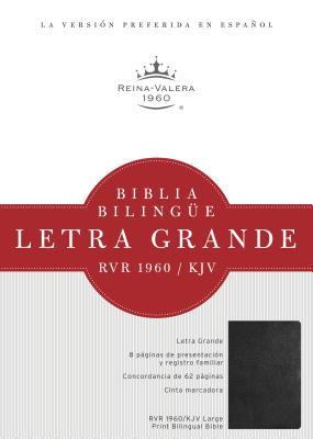 Imagen del vendedor de RVR 1960/KJV Biblia Bilingue Letra Grande, negro tapa dura a la venta por moluna