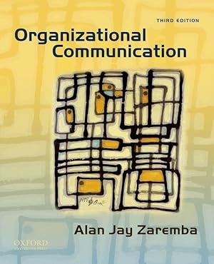 Bild des Verkufers fr Zaremba, A: Organizational Communication zum Verkauf von moluna