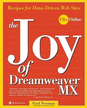 Seller image for The Joy of Dreamweaver MX for sale by moluna