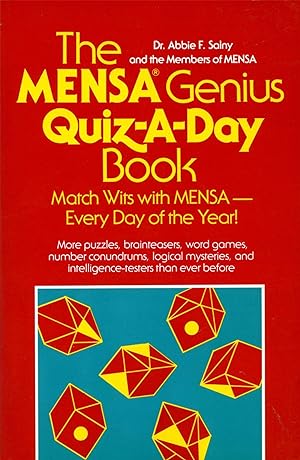 Bild des Verkufers fr The Mensa Genius Quiz-A-Day Book zum Verkauf von moluna