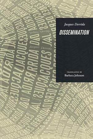 Imagen del vendedor de DERRIDA, J: DISSEMINATION a la venta por moluna