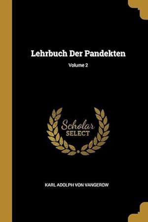 Bild des Verkufers fr Lehrbuch Der Pandekten Volume 2 zum Verkauf von moluna