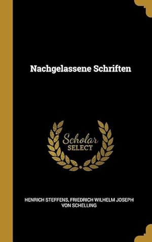 Seller image for Nachgelassene Schriften for sale by moluna