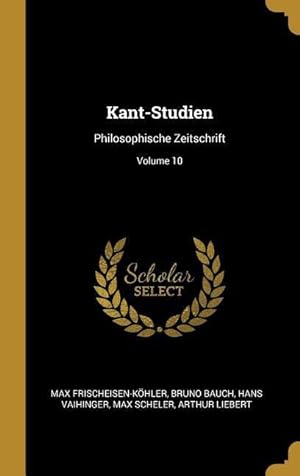 Bild des Verkufers fr Kant-Studien: Philosophische Zeitschrift Volume 10 zum Verkauf von moluna