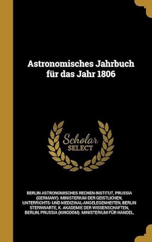 Bild des Verkufers fr Astronomisches Jahrbuch Fr Das Jahr 1806 zum Verkauf von moluna
