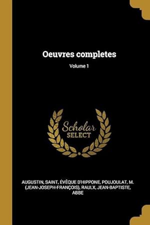 Seller image for Oeuvres completes Volume 1 for sale by moluna