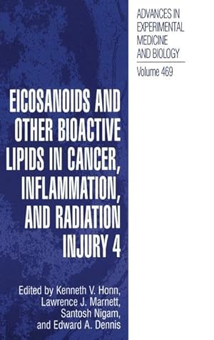 Bild des Verkufers fr Eicosanoids and Other Bioactive Lipids in Cancer, Inflammation, and Radiation Injury zum Verkauf von moluna