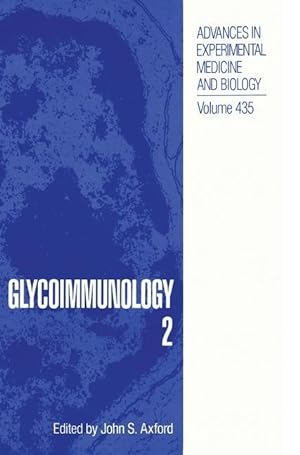 Bild des Verkufers fr Glycoimmunology 2 zum Verkauf von moluna