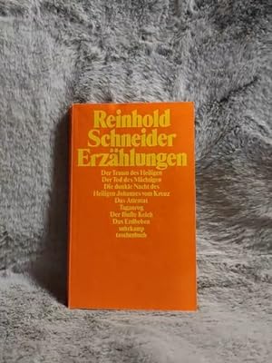 Bild des Verkäufers für Schneider, Reinhold: ErzählungenTeil: Bd. 1. Schneider, Reinhold: Gesammelte Werke ; Bd. 6Suhrkamp Taschenbuch ; 1416 zum Verkauf von TschaunersWelt