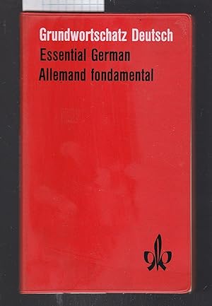 Seller image for Grundwortschatz Deutsch: Essential German / Allemand Fondamental. for sale by Laura Books