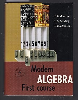 Modern Algebra : First Course