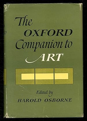 Imagen del vendedor de The Oxford Companion to Art a la venta por Between the Covers-Rare Books, Inc. ABAA