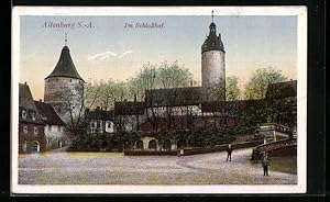 Ansichtskarte Altenburg / S.-A., Schlosshof