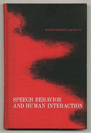 Bild des Verkufers fr Speech Behavior and Human Interaction zum Verkauf von Between the Covers-Rare Books, Inc. ABAA