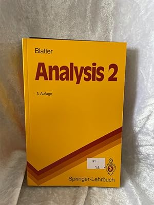 Seller image for Analysis 2 (Springer-Lehrbuch) (German Edition) for sale by Antiquariat Jochen Mohr -Books and Mohr-