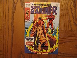 Marvel Comic Prince Namor, The Sub-Mariner #14 1969 7.0 vs Human Torch