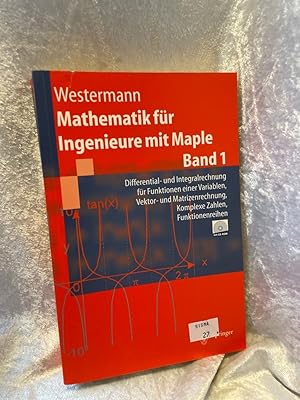 Immagine del venditore per Mathematik fr Ingenieure mit Maple: Band 1: Differential- und Integralrechnung fr Funktionen einer Variablen, Vektor- und Matrizenrechnung, Komplexe Zahlen, Funktionenreihen (Springer-Lehrbuch) Band 1: Differential- und Integralrechnung fr Funktionen einer Variablen, Vektor- und Matrizenrechnung, Komplexe Zahlen, Funktionenreihen venduto da Antiquariat Jochen Mohr -Books and Mohr-