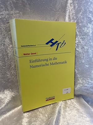 Bild des Verkufers fr Einfhrung in die Numerische Mathematik zum Verkauf von Antiquariat Jochen Mohr -Books and Mohr-