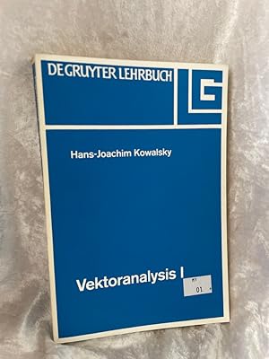 Immagine del venditore per Hans-Joachim Kowalsky: Vektoranalysis. Teil 1 (De Gruyter Lehrbuch) venduto da Antiquariat Jochen Mohr -Books and Mohr-