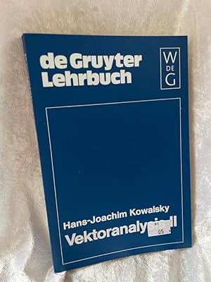 Immagine del venditore per Hans-Joachim Kowalsky: Vektoranalysis. Teil 2 venduto da Antiquariat Jochen Mohr -Books and Mohr-