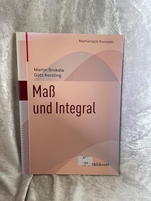 Bild des Verkufers fr Ma und Integral (Mathematik Kompakt) zum Verkauf von Antiquariat Jochen Mohr -Books and Mohr-