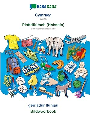 Seller image for BABADADA, Cymraeg - Plattdtsch (Holstein), geiriadur lluniau - Bildwoeoerbook for sale by moluna