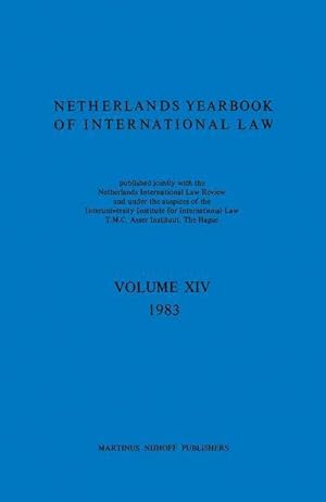 Bild des Verkufers fr Netherlands Yearbook of International Law 1983 zum Verkauf von moluna