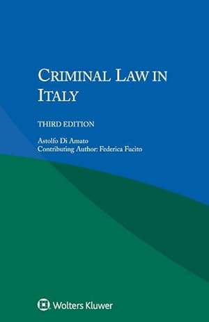Bild des Verkufers fr Criminal Law in Italy zum Verkauf von moluna