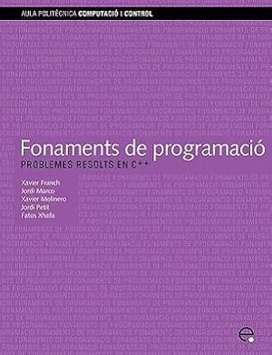 Bild des Verkufers fr Fonaments de Programaci. Problemes Resolts En C++ zum Verkauf von moluna