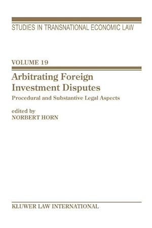 Bild des Verkufers fr Arbitrating Foreign Investment Disputes zum Verkauf von moluna