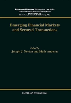 Bild des Verkufers fr Emerging Financial Markets and Secured Transactions zum Verkauf von moluna