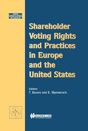 Bild des Verkufers fr Shareholder Voting Rights and Practices in Europe and the United States zum Verkauf von moluna