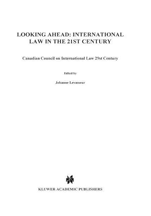 Image du vendeur pour Looking Ahead: International Law in the 21st Century mis en vente par moluna
