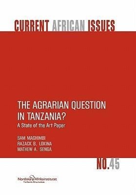 Immagine del venditore per The Agrarian Question in Tanzania? A State of the Art Paper venduto da moluna