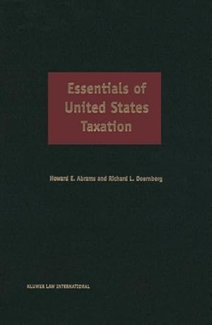 Bild des Verkufers fr Essentials of United States Taxation zum Verkauf von moluna