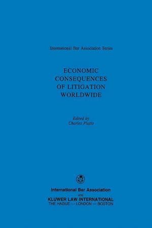 Image du vendeur pour Economic Consequences of Litigation Worldwide mis en vente par moluna