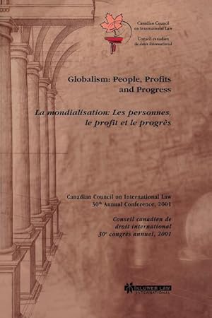 Image du vendeur pour Globalism: People, Profits and Progress mis en vente par moluna