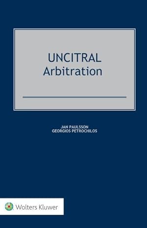 Bild des Verkufers fr UNCITRAL Arbitration zum Verkauf von moluna