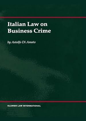Bild des Verkufers fr Italian Law on Business Crime zum Verkauf von moluna