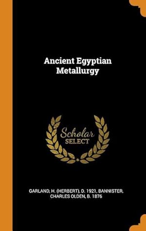 Image du vendeur pour Ancient Egyptian Metallurgy mis en vente par moluna