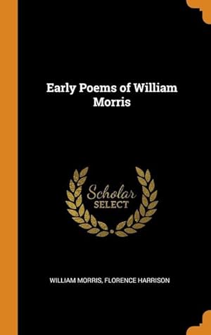 Bild des Verkufers fr Early Poems of William Morris zum Verkauf von moluna