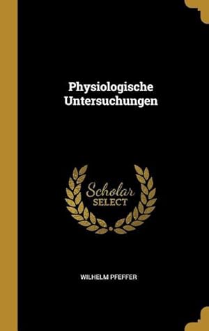 Bild des Verkufers fr Physiologische Untersuchungen zum Verkauf von moluna