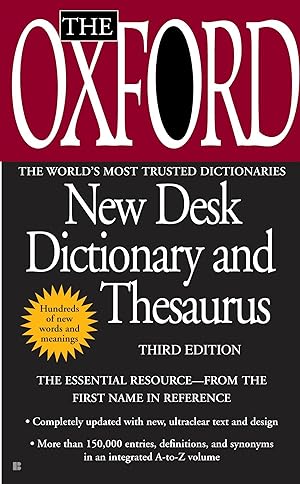 Bild des Verkufers fr The Oxford New Desk Dictionary and Thesaurus zum Verkauf von moluna