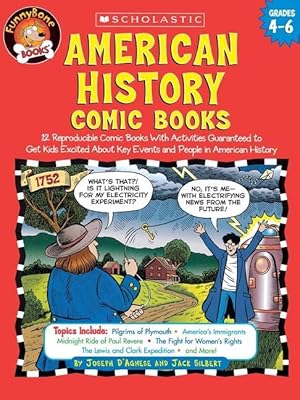 Bild des Verkufers fr American History Comic Books: Twelve Reproducible Comic Books with Activities Guaranteed to Get Kids Excited about Key Events and People in American zum Verkauf von moluna