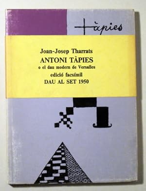 Imagen del vendedor de ANTONI TAPIES o el dau modern de Versalles [ Facsmil ] - Parsifal 1991 a la venta por Llibres del Mirall